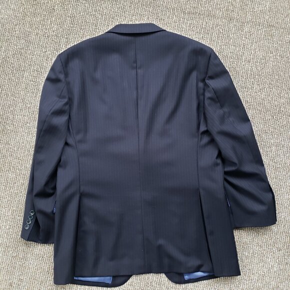 Dino Filarte Wool Navy Pinstripe Suit - Picture 3 of 14